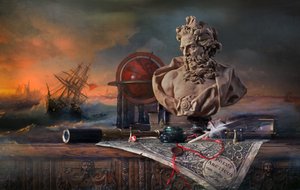 Nautical Study Stormy Seas by Andrey Morozov