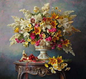 Opulent Floral Arrangement by Andrey Morozov
