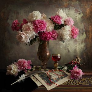 Still life with flowers
