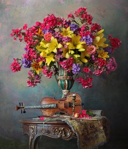Vibrant Floral Melody
