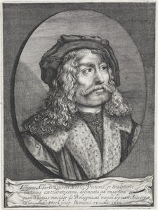 Portrait of Albrecht Dürer by Andries Jacobsz. Stock