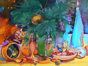 Christmas Ornaments and Sweets by Andrii Kutsachenko