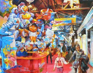Colorful Market Balloons by Andrii Kutsachenko