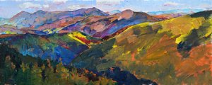 Colorful Mountain Hills
