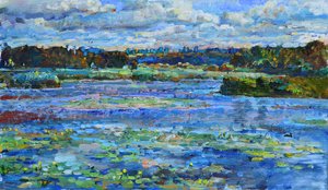 Tranquil Lake Lily Pads