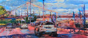 Vibrant City Bridge