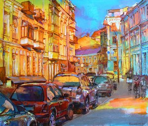 Vibrant City Street