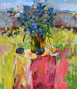 Vibrant Garden Still Life