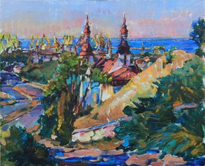 Vibrant Port City by Andrii Kutsachenko