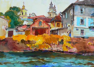 Vibrant Riverside City