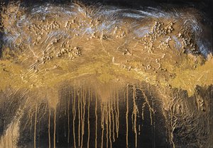 Molten Gold Flow by Anete Purina-Purite
