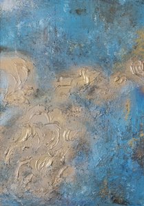 Ocean Sand Abstract Texture by Anete Purina-Purite