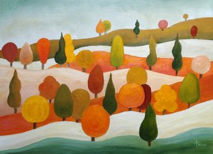 Colorful Autumn Hills
