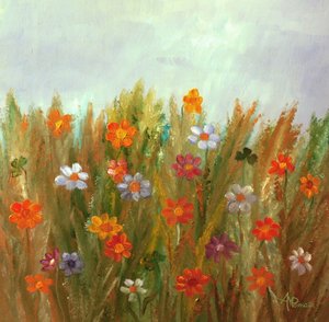 Colorful Flower Field