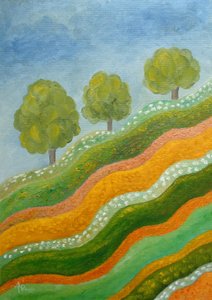 Colorful Rolling Hills