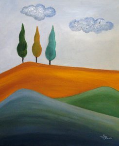 Colorful Rolling Hills