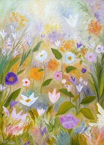 Dreamy Flower Field