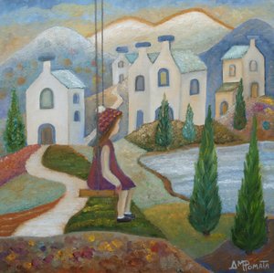 Dreamy Village Swing