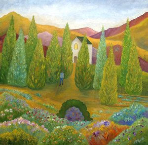 Garden Path to Home by Angeles M. Pomata