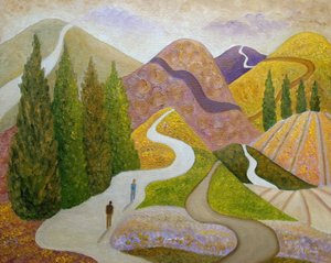 Peaceful Journey Through Hills