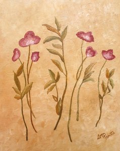 Pink Rustic Flowers