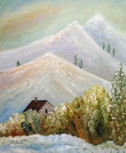 Snowy Mountain Cabin