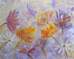 Vibrant Abstract Blooms