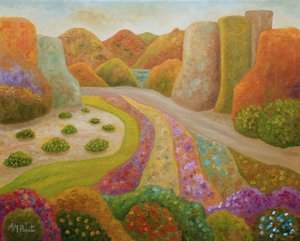 Vibrant Garden Pathway