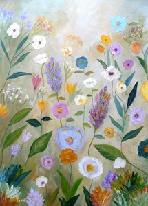 Whimsical Flower Garden