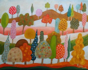 Whimsical Tree Landscape