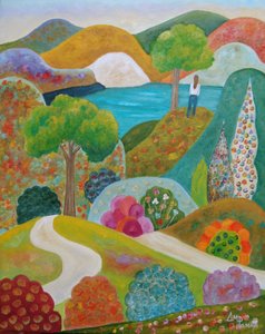 Winding Path to the Lake