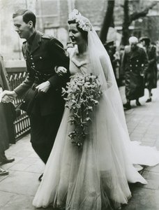Wedding of Lord Andrew Cavendish and the Hon. Deborah Mitford in London by Thomas Kelly