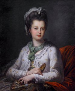 Portrait of Elizabeth Kerr, née Fortescue, Marchioness of Lothian by Angelica Kauffmann
