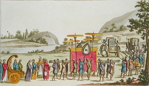 Procession of the Queen of Burma, plate 80 from 