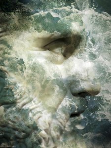 Turbulent Sea God by Angelo Cerantola