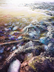 Vibrant River Flow by Angelo Cerantola