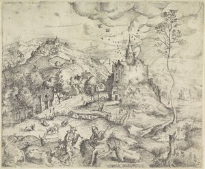 Landscape with Mercury Stealing Apollo