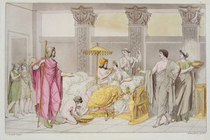 The Wedding of Ulysses and Penelope, illustration from Le Costume Ancien ou Moderne by Jules Ferrario, engraved by A. Biasoli, Milan 1821
