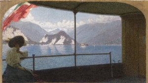 A Boat on Lake Maggiore