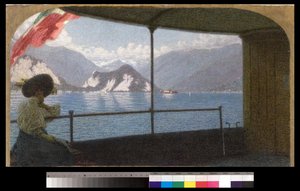A Boat on Lake Maggiore