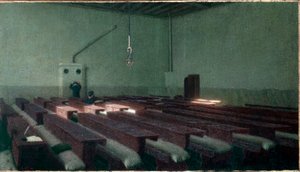 Christmas at the Hospice for the Elderly Pio Albergo Trivulzio in Milan by Angelo Morbelli