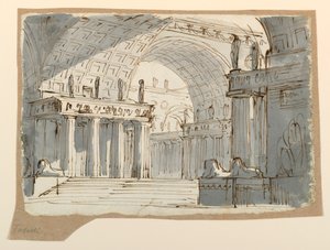 Stage Design, Vaulted Classical Building
