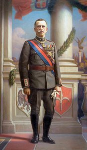 Portrait of the King of Italy Vittorio Emanuele III (1869-1947)