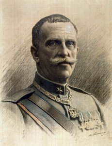 Portrait of the King of Italy Vittorio Emanuele III