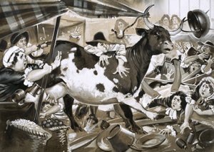 A cow once got into Westminster Hall and caused chaos