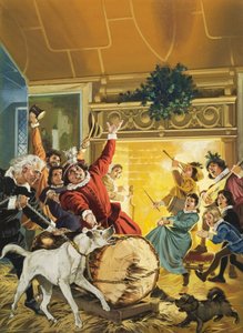 Bringing in the Yule Log