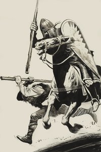 Chased by a Norman