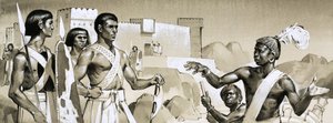 Hyksos, Pharaoh Kamose Instructs Specially-Trained Black Warriors in Battle Tactics