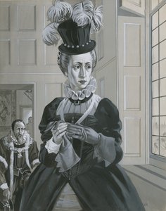 Queen Elizabeth I, Hearing News of the Execution of Mary Queen of Scots