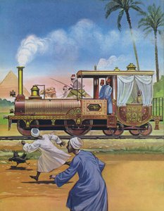 The Khedive of Egypt had an engine and carriage built in England in 1862